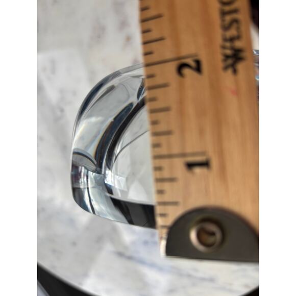 Vintage Strombergshyttan H65 Signed Sweden Art Glass Ashtray Blue Tint MCM READ - Picture 7 of 16